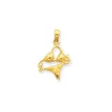 14k Polished Bikini Pendant