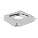 Southern Champion Tray 1012 Clay Coated Kraft Paperboard Single ct Cupcake Insert, 3-7/8" Length x 3-7/8" Width x 7/8" Height (Case of 200)