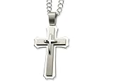 Chisel Stainless Steel Cross Pendant Necklace 24 inches 316tRRqWkvL. SL160 Chisel Stainless Steel Cross Pendant Necklace 24 inches