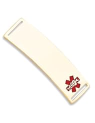 14k Gold Medical Jewelry ID Plate