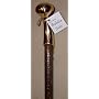 Walking cane - BUBBA STIK Texas style walking stick made of Stained Tennessee Hardwood and topped with a brass Hame handle from a real horse collar harness. Made in Texas by real Texans.