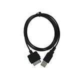 Zune HD 16GB 32GB Accessories. Premium Black 2-In-1 USB Data Hotsync & Charging Cable for Microsoft Zune HD 16GB 32GB