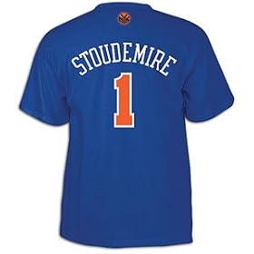 Buy Amare Stoudemire adidas Blue Name and Number New York Knicks T-Shirt