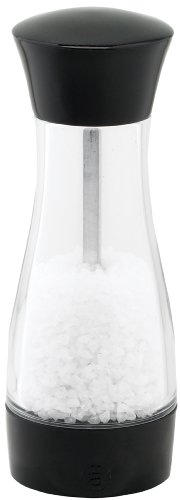 Arta Demi 5-1/2-Inch Salt Grinder Black