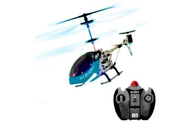 Bladez Metal RC 3 Channel Helicopter Light Blue