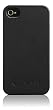 splash ZERO Slim-Fit PolyCarbonate Snap-On Case for iPhone 4 4G (BLACK)