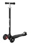 Maxi Kick Scooter - Black with T-BAR Steering