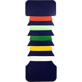 Quilling Papers 10mm Fringed - Assorted Colours, 100cm each