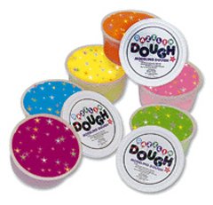 Childrens Toyshop  Toys : SCENTED GLITTER ELECTRIC DOUGH COLORS SET
