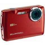 Bell & Howell S5 Slim 12MP Digital Point & Shoot Camera, Fixed Lens, 2.7 LCD - Red
