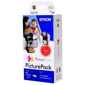 Epson Genuine PictureMate PicturePack 4x 6"" (Epson consumables, Consumable) This economical and convenient pack contains a single PictureMate Photo cartridge and 135 sheets of glossy 10x15cm PictureMate Photo Paper enough to print approximately 135 glossy 10x15cm photos. The PicturePack makes purchasing consumables as convenient and easy as purchasing a roll of film.