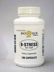 BioTech Pharmacal - B Stress - 100 Count