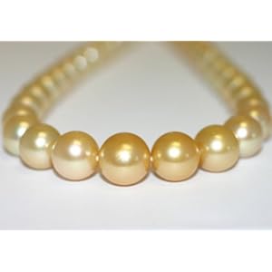 Miranda Golden South Sea Pearl Necklace
