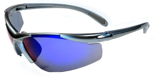 JiMarti JM01 Sunglasses for Golf, Fishing, Cycling-Unbreakable-TR90 (Grey & Blue)
