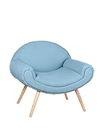 HOME FURNITURE Sillón Azul