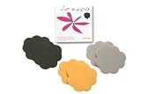 Tip Toes Foot Cushions - 3 Black Pairs by Foot Petals