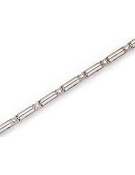 10K White Gold Diamond Bracelet