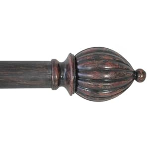 DRAPERY CURTAIN ROD 18 INCH-48 INCH CHAKRA