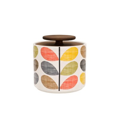 Orla Kiely Multi Stem Storage Jar, Multi Stem, 1L