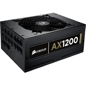 Corsair Professional Series Gold 1200-Watt 80 Plus Gold Certified High-Performance Power Supply - CMPSU-1200AX