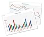 Write-on/Wipe-off Math Graphs Desk Mats;Work with either dry- or wet-erase markers for years of use