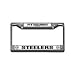 Pittsburgh Steelers Chrome License Plate Frame FREE BIRTHDAY CARD