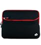 (15" Black Red Trim)Neoprene Case Bag Sleeve for Apple Macbook 13" Macbook, Macbook Pro 15" and Macbook Pro 17" Macbook Sleeves MacBook Air (Macbook 13 inches, Single Zipper Black)