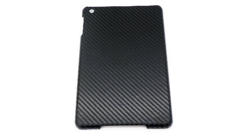 iPad mini ケース　カバー カーボン調　PU素材　ブラック