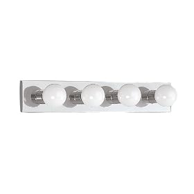 Sea Gull Lighting 4738-05 Center Stage Four-Bulb Vanity, Chrome Finish