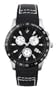 BMW Men's Chronograph. Watch with brushed stainless steel case and anthracite Dial & Black Band