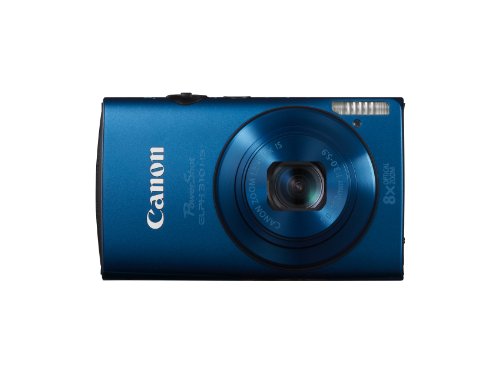 Canon PowerShot ELPH 310 HS 12.1 MP CMOS Digital Camera with 8x Wide-Angle Optical Zoom Lens and Full 1080p HD Video (Blue)