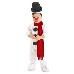 Snowman Romper - Toddler Size 2-4 (USA) for ages 1 to 2 years