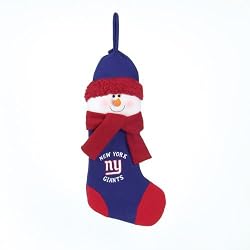 New York Giants NFL Snowman Holiday Stocking (22)"
