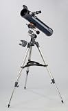 Celestron 76EQ AstroMaster Telescope with StarPointer; Erect image; 76mm ap; F/9; 35X, 70X