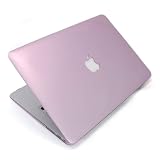 Produkt-Bild: Incutex MacBook Air 13" / 13,3 Zoll Notebook Hardcase Schutz H&uuml;lle Protector Schutzh&uuml;lle Cover Case Notebookh&uuml;lle Hartschale Hartschalenkoffer Crystal Case Etui Tasche Unibody Transparent Rosa, Aussparung f&uuml;r Apple Logo
