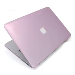 Incutex MacBook Air 13" / 13,3 Zoll Notebook Hardcase Schutz H�lle Protector Schutzh�lle Cover Case Notebookh�lle Hartschale Hartschalenkoffer Crystal Case Etui Tasche Unibody Transparent Rosa, Aussparung f�r Apple Logo