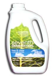Bleach Non Clorine Free & Clear - 21 loads, 64 oz., (Seventh Generation)