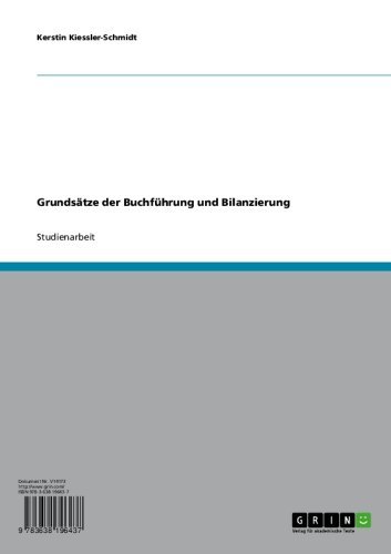 Grundsätze der Buchführung und Bilanzierung (German Edition)