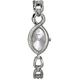 Crystal Timex Women’s Accent Bracelet Silver Tone Watch # T2M844
