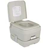2.8 GAL Portable Camp Toilet Camping Flush Potty 