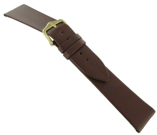 22mm Hirsch Italocalf Brown Band Long