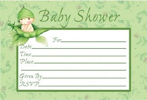 Sweet Pea Invitations