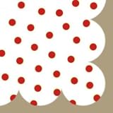 Cherry Red Dot Retro Splat Mat