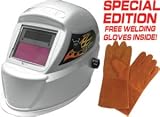 Astro Pneumatic - Astro Pneumatic 8075SE - Deluxe Solar Auto-Darkening Welding Helmet And Free Leather Welding Gloves - - 8075SE