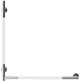 LIXIL(リクシル) INAX 手すりKMタイプ L型 右仕様 ホワイト KF-M20R/WA