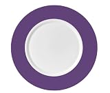 Gordon Ramsay by Royal Doulton Platinum Band Aubergine 12-Inch Charger Plate