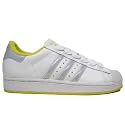 Adidas Superstar II W White Lemon Yellow Trainers