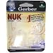 Health & Personal Care : Gerber Nuk Nipples Orthodontic Silicone Size 1 Slow Flow - 2 Ea