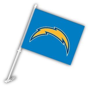 San Diego Chargers Car Flag