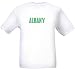 ALBANY - GREEN LETTERING - City-series - White T-shirt